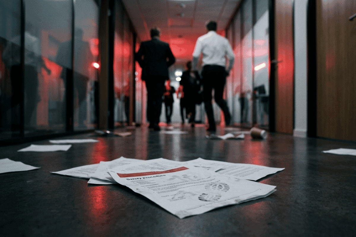 Błędy w procedurach bezpieczeństwa. Dlaczego dokumenty często zawodzą w prawdziwym kryzysie?
